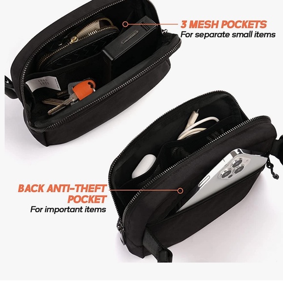 Handbags - Black belt bag